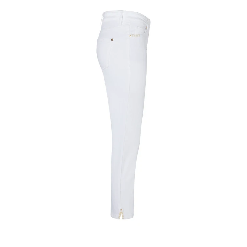 Cambio Dames jeans piper short Wit