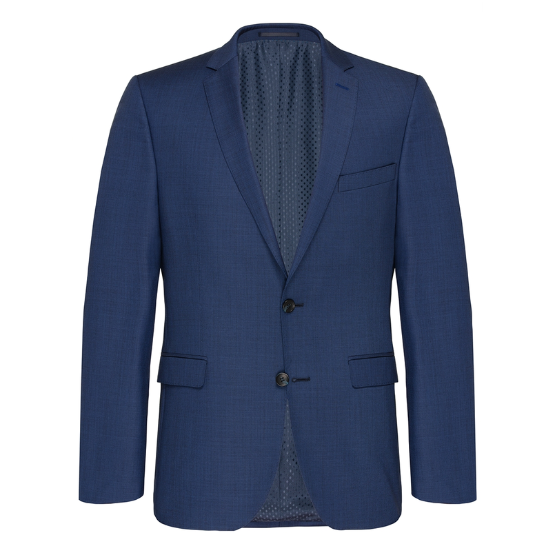 Carl Gross Heren Colbert 70-062s0 / 323022 Blauw dessin