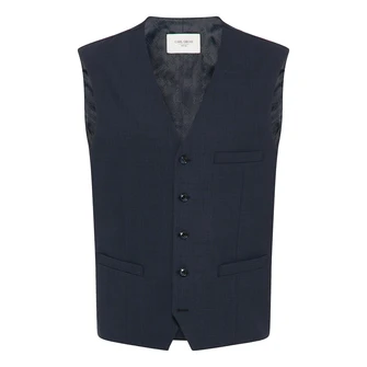 Carl Gross Heren Gilet 00.071s0 / 342080 Navy