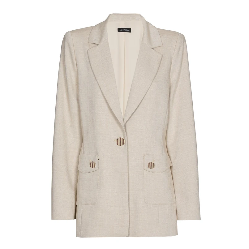 Caroline Biss Dames Blazer 1859 Zand