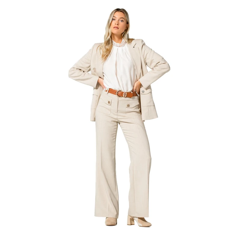 Caroline Biss Dames Blazer 1859 Zand