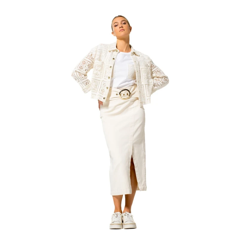 Caroline Biss dames blazer Ecru