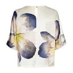 Caroline Biss dames blouse km print WIT DESSIN