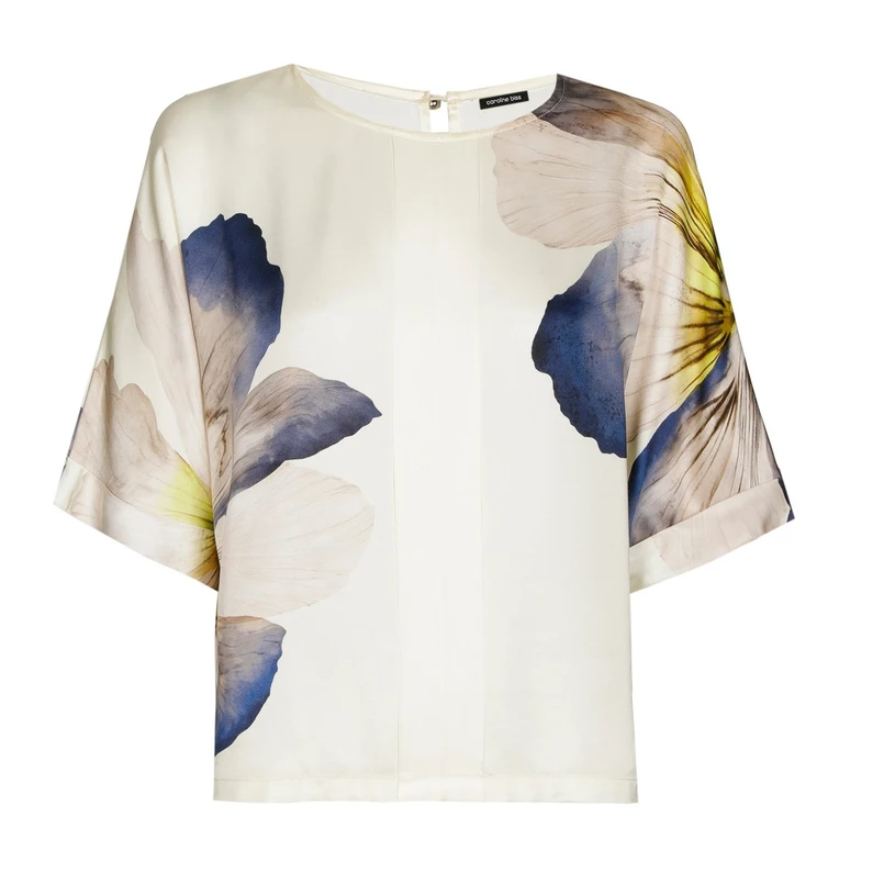 Caroline Biss dames blouse km print WIT DESSIN