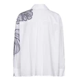Caroline Biss dames blouse lm bloem borduur WIT DESSIN