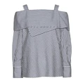Caroline Biss dames blouse streep Blauw dessin