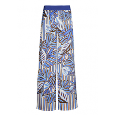 Caroline Biss Dames Broek 1558 Blauw dessin