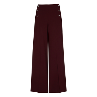 Caroline Biss dames crepe pantalon Paars
