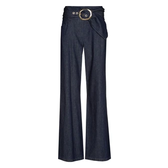 Caroline Biss Dames Jeans 1501 Dark blue denim