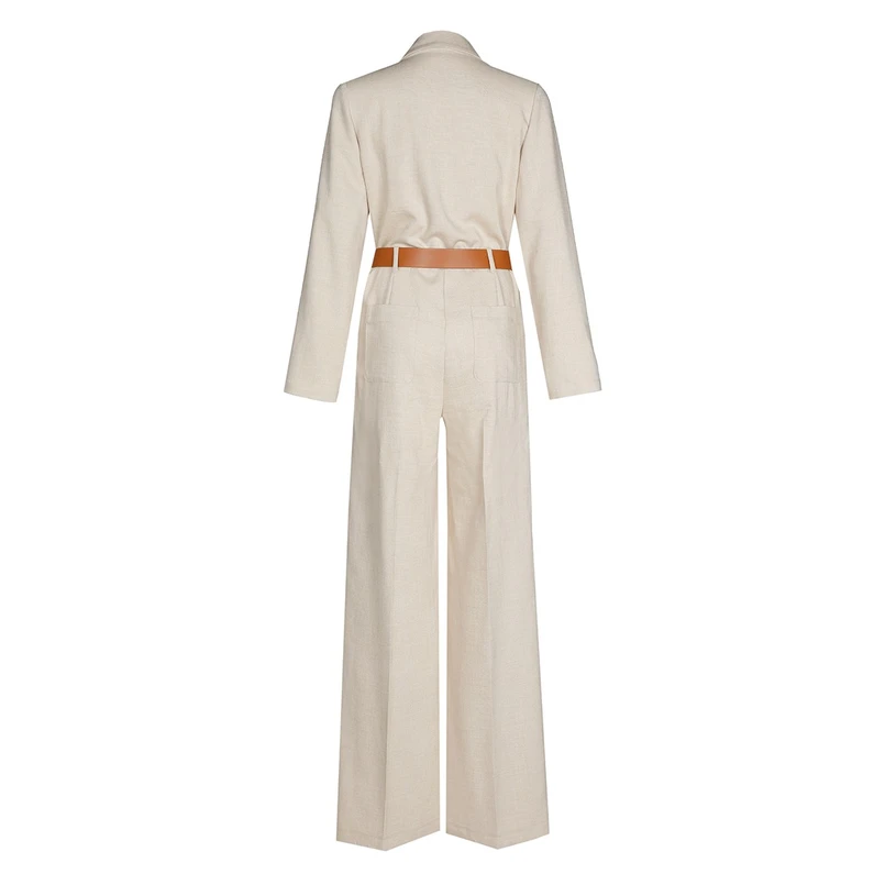 Caroline Biss Dames Jumpsuit 1560 Zand