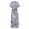 Caroline Biss Dames Jurk 1158 Blauw dessin
