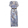 Caroline Biss Dames Jurk 1158 Blauw dessin