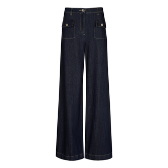 Caroline Biss dames pantalon Dark blue denim