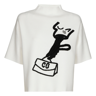 Caroline Biss dames pull OFF-WHITE