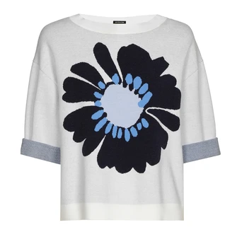 Caroline Biss dames pullover Blauw dessin