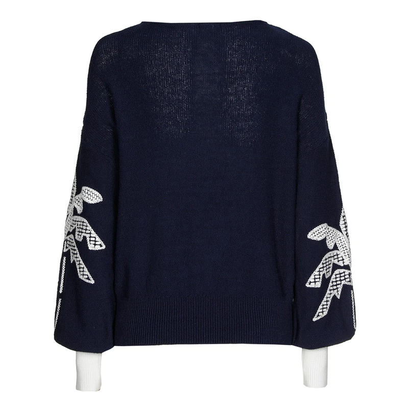 Caroline Biss dames pullover Blauw dessin