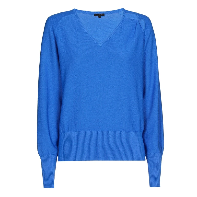 Caroline Biss dames pullover uni Bleu