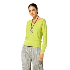 Caroline Biss dames pullover uni Lime