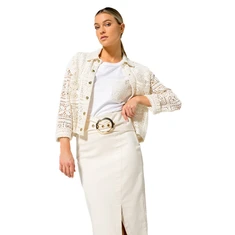 Caroline Biss dames rok colour denim Ecru