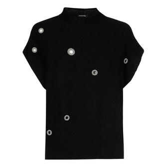 Caroline Biss dames top Zwart