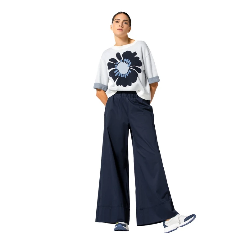 Caroline Biss Dames Trui 1223 Blauw dessin