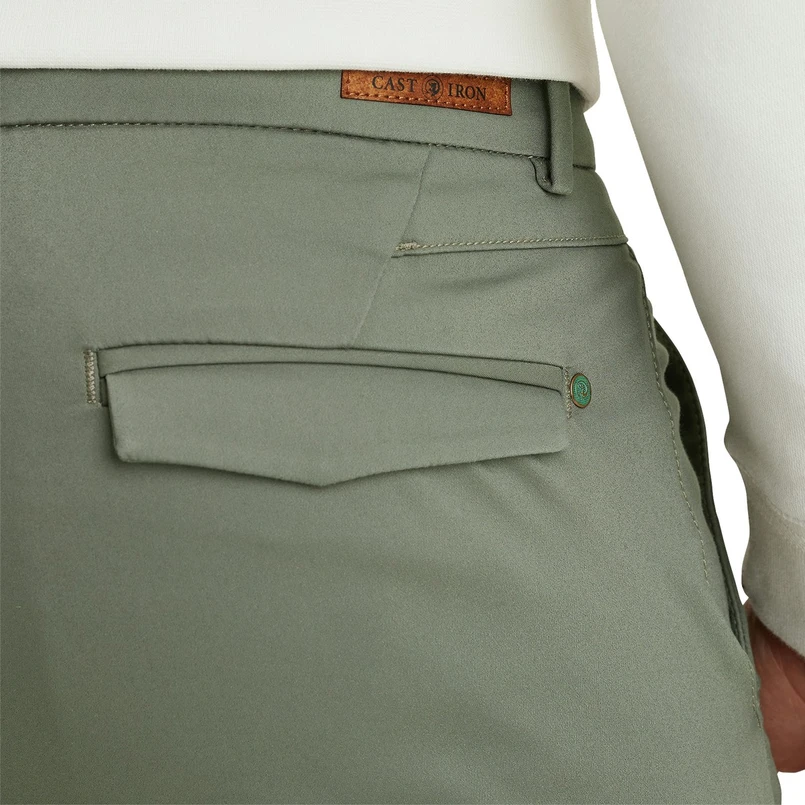 Cast Iron Heren Chino Ctr2502600-6495 Groen