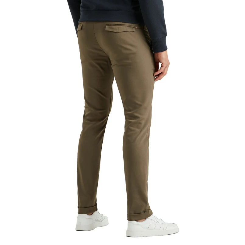 Cast Iron Heren Chino RISER CHINO STRETCH Olijf
