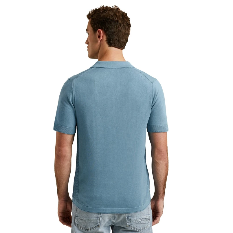 Cast Iron Heren Polo Cpss2503870 Bleu