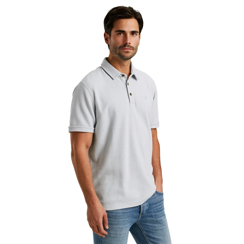 Cast Iron Heren Polo Cpss2503878 Bleu