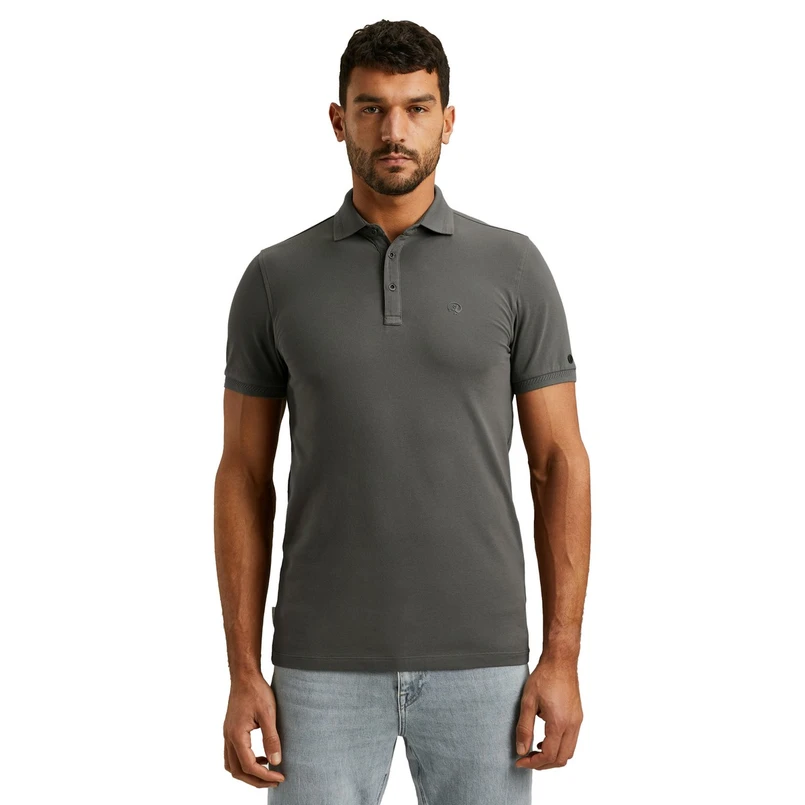 Cast Iron Heren Polo Cpss2504892 Grijs mele