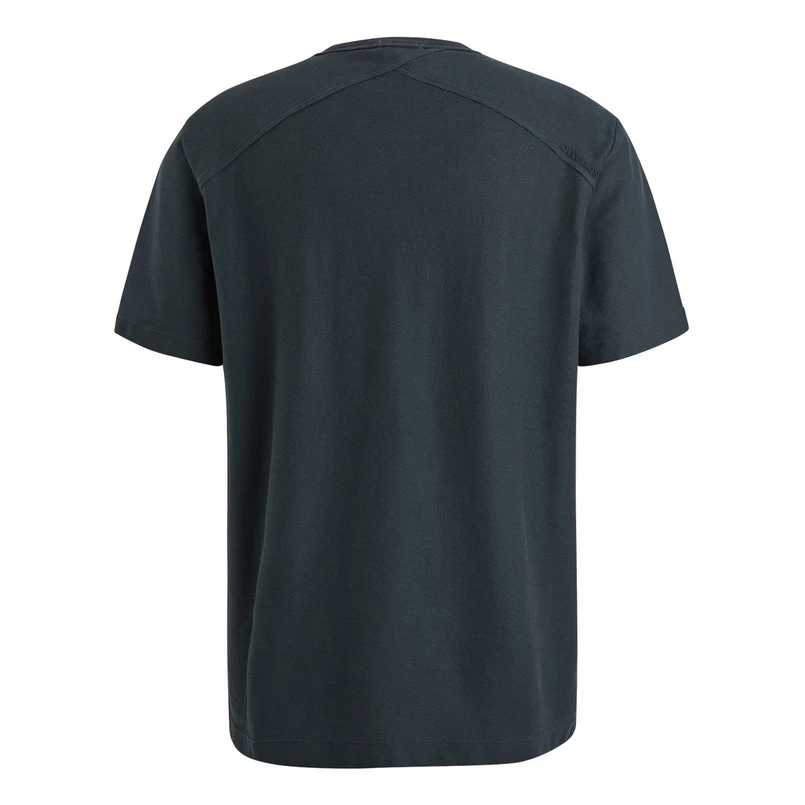 Cast Iron Heren T-shirt Ctss2502554 Bleu