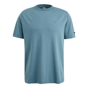Cast Iron Heren T-shirt Ctss2503560 Bleu