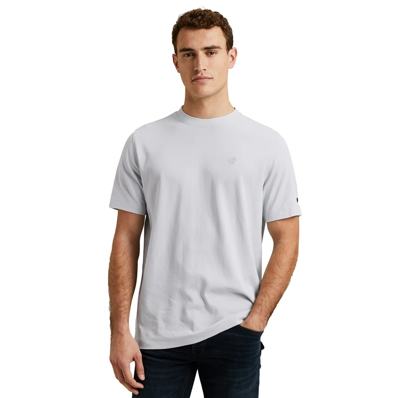 Cast Iron Heren T-shirt Ctss2503560 Bleu