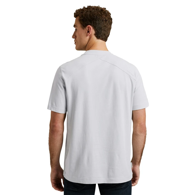 Cast Iron Heren T-shirt Ctss2503560 Bleu