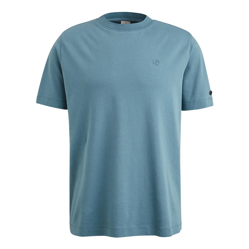 Cast Iron Heren T-shirt Ctss2503560 Bleu