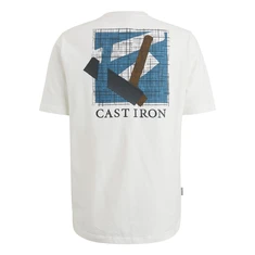 Cast Iron Heren T-shirt Ctss2503562 Wit