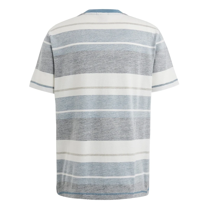 Cast Iron Heren T-shirt Ctss2503567 Bleu