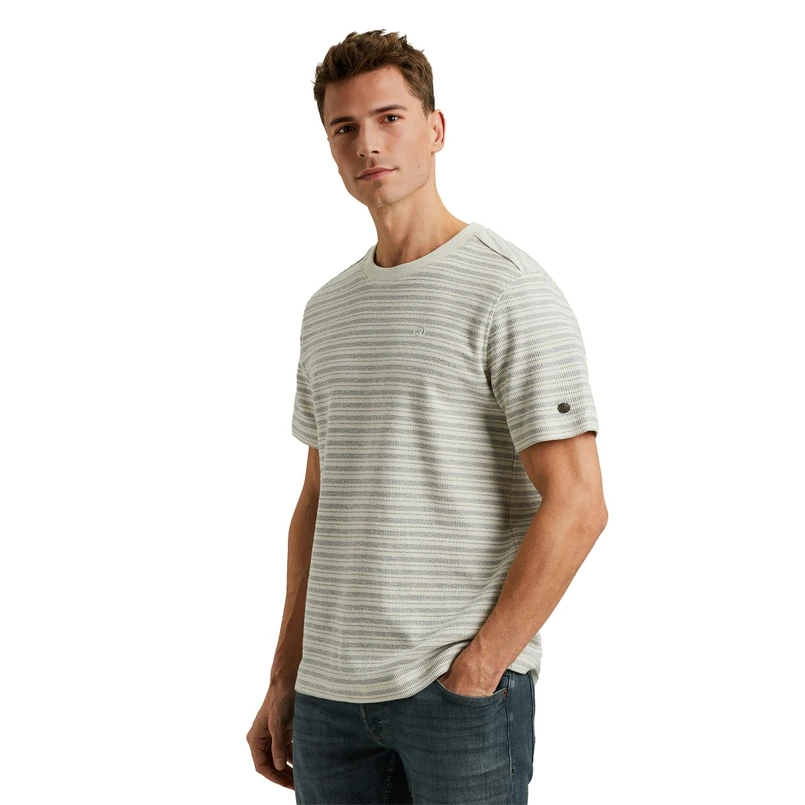Cast Iron Heren T-shirt Ctss2504581 Lichtgrijs