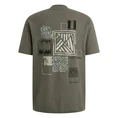 Cast Iron Heren T-shirt Ctss2504582 Grijs mele
