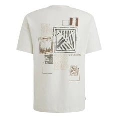 Cast Iron Heren T-shirt Ctss2504582 Wit
