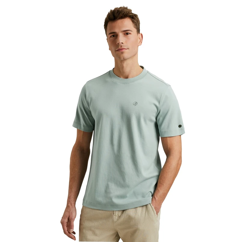 Cast Iron Heren T-shirt Ctss2504584 Petrol