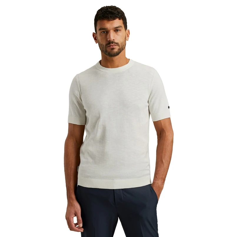 Cast Iron Heren T-shirt Ctss2504596 Wit