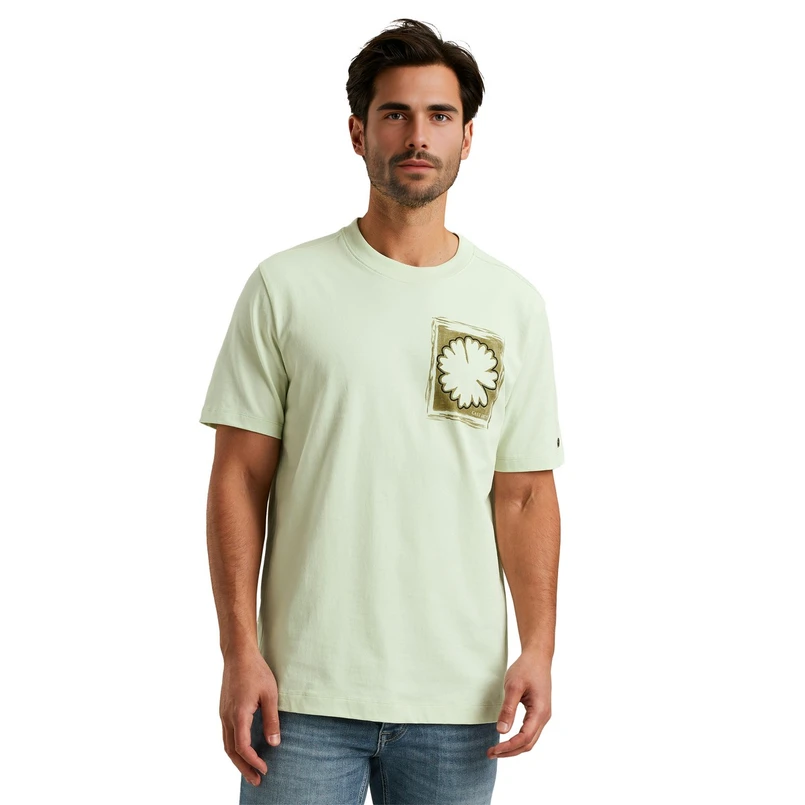 Cast Iron Heren T-shirt Ctss2505586 Groen