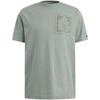 Cast Iron Heren T-shirt Ctss2505586 Petrol