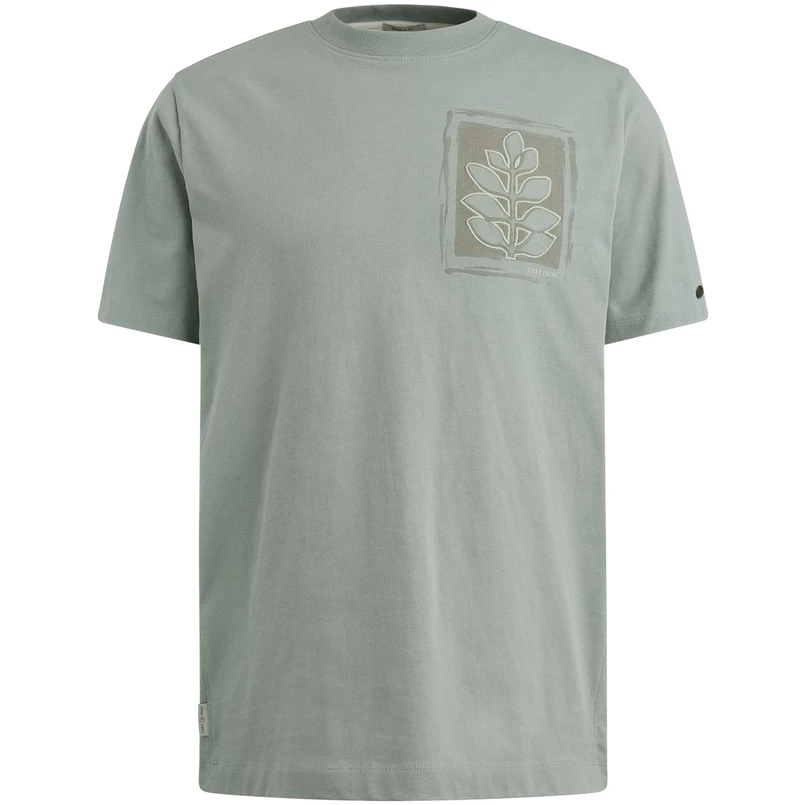 Cast Iron Heren T-shirt Ctss2505586 Petrol