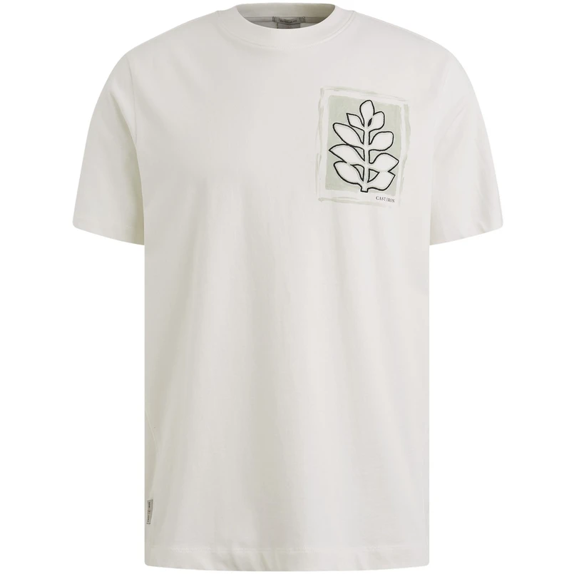 Cast Iron Heren T-shirt Ctss2505586 Wit