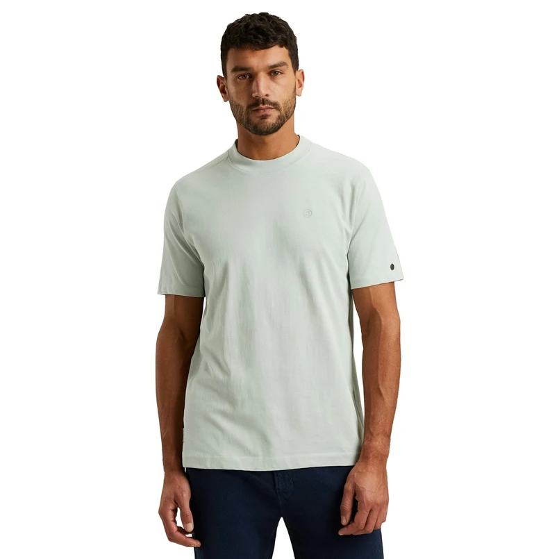 Cast Iron Heren T-shirt Ctss2505587 Bleu