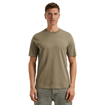 Cast Iron Heren T-shirt CTSS2508588 Khakigroen