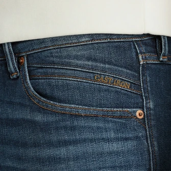 Cast Iron Mid blue denim