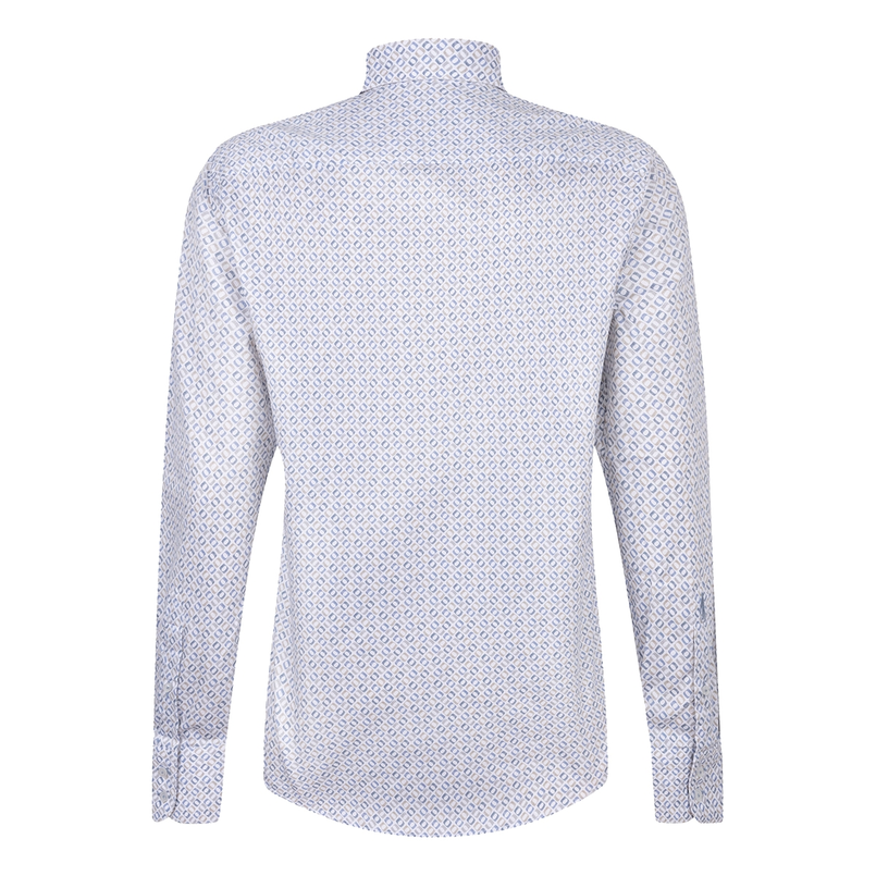 Cavallaro Heren Overhemd 110251055 Blauw mele